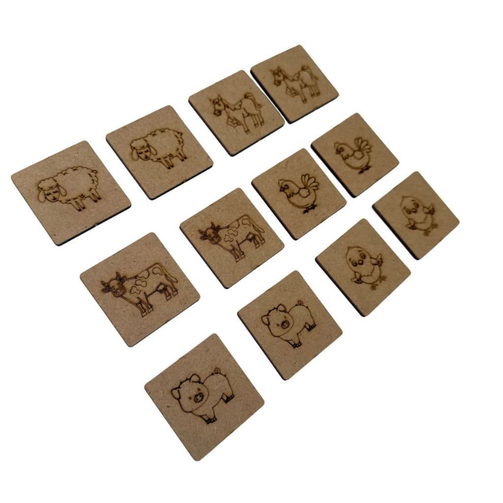 Jogo da Memória Criança Diversos Temas MDF Pais e Filhos Brinquedos Educacional Infantil Escola
