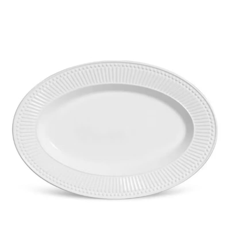 Travessa Oval Para Buffet em Ceramica M e G Branco Saladas,Frios,Pães!!