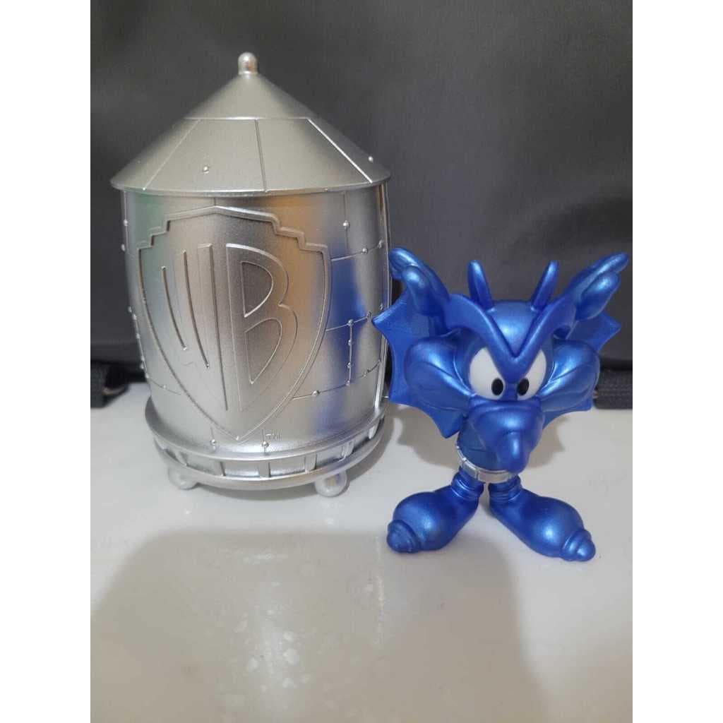 Looney Tunes Mini Boneco Surpresa Warner Bros 100 Anos bonecos raros azul e prata ultra raro