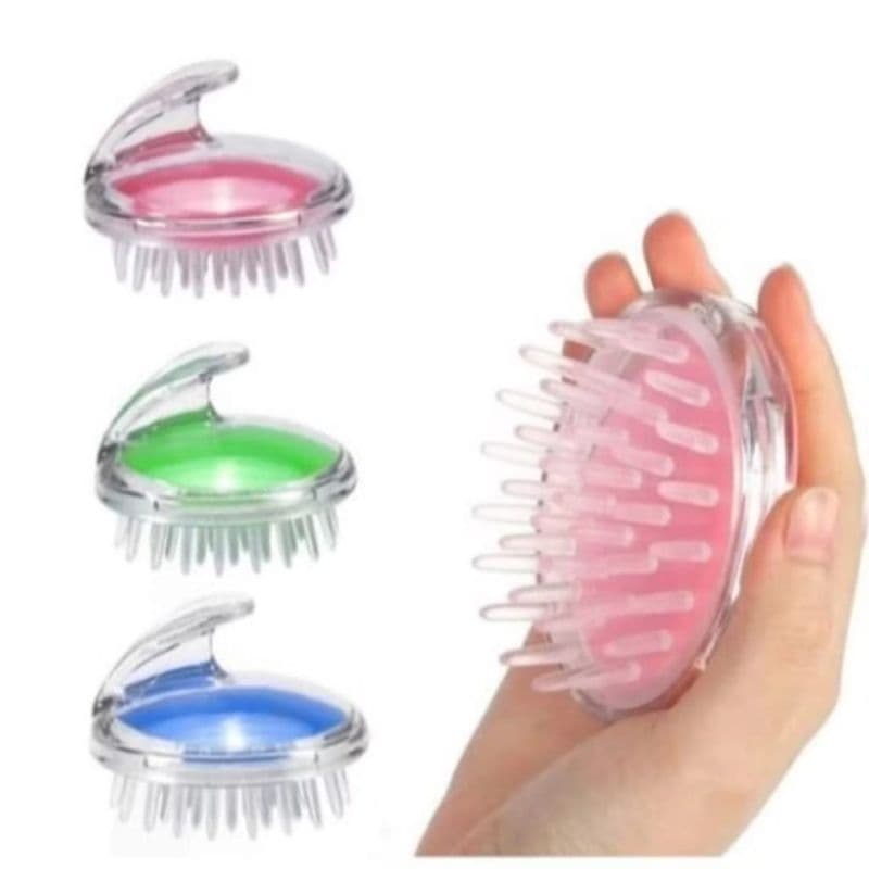 Escova de Silicone para Cabelo com Cerdas Macias e Flexíveis