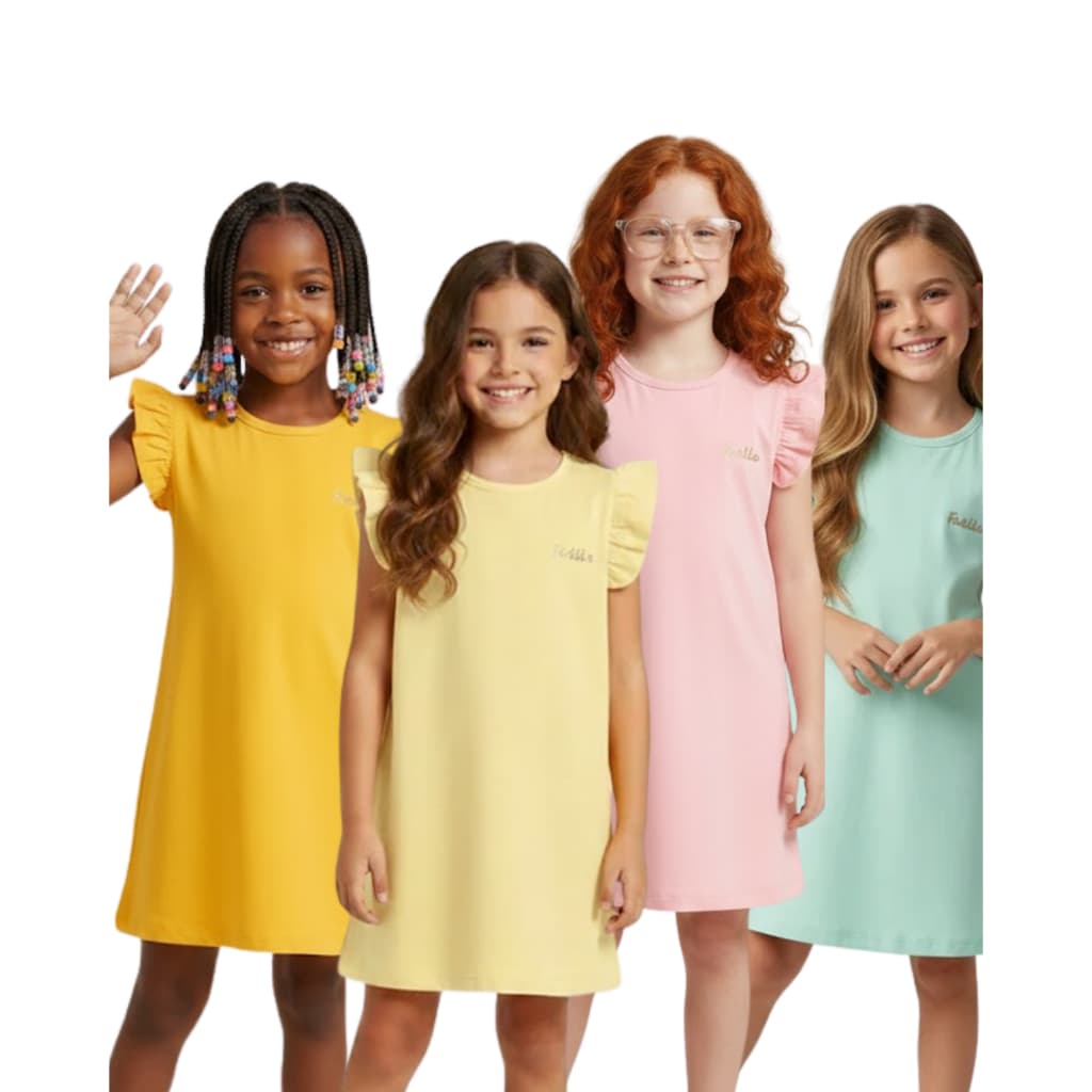 Vestido Infantil MK- Faella