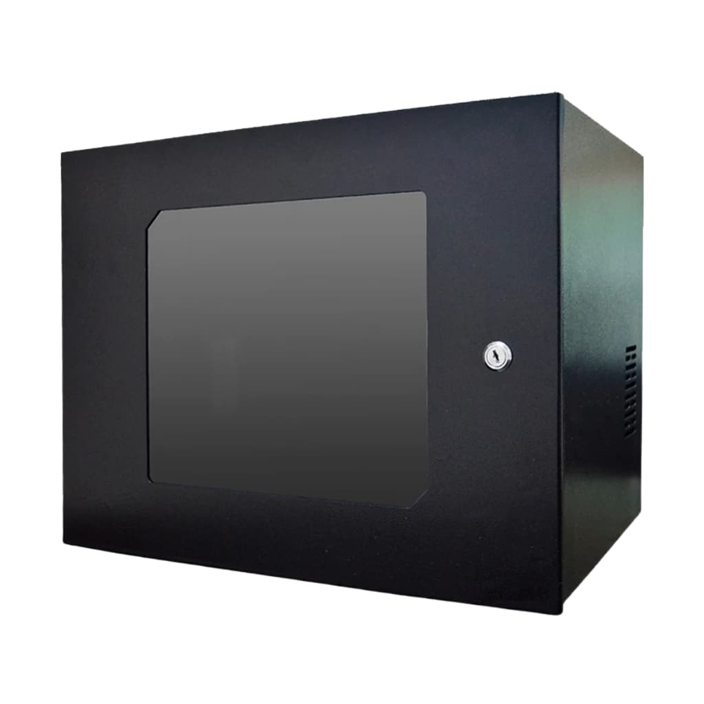 Mini Rack Organizador 8u 19" Polegadas Parede Padrão CFTV Metálica Sistema Segurança