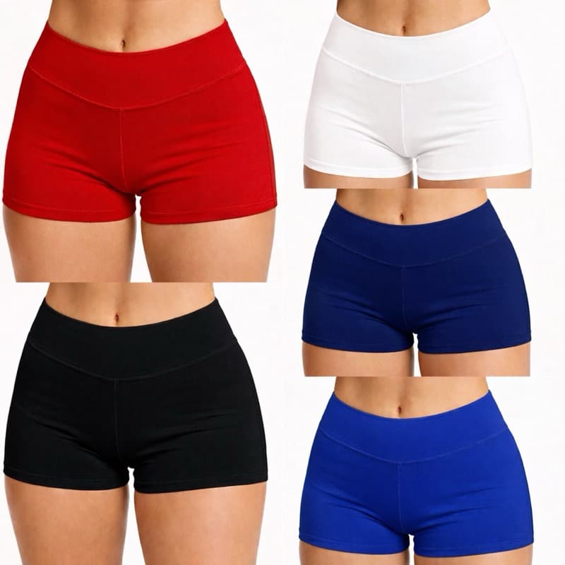 Kit 02 Shorts Feminino Segunda Pele Verão Moda Praia Sensual
