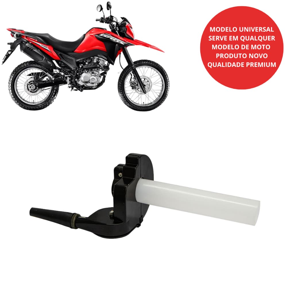 Punho Acelerador Para Moto Universal Acionamento Rápido Alumínio Alta Performance Corrida