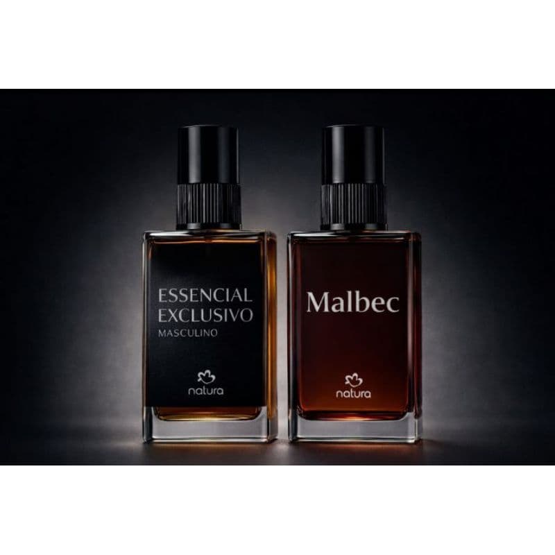 kit 2 Perfumes Masculino Inspiração Essencial Exclusivo + Malbec 30ml