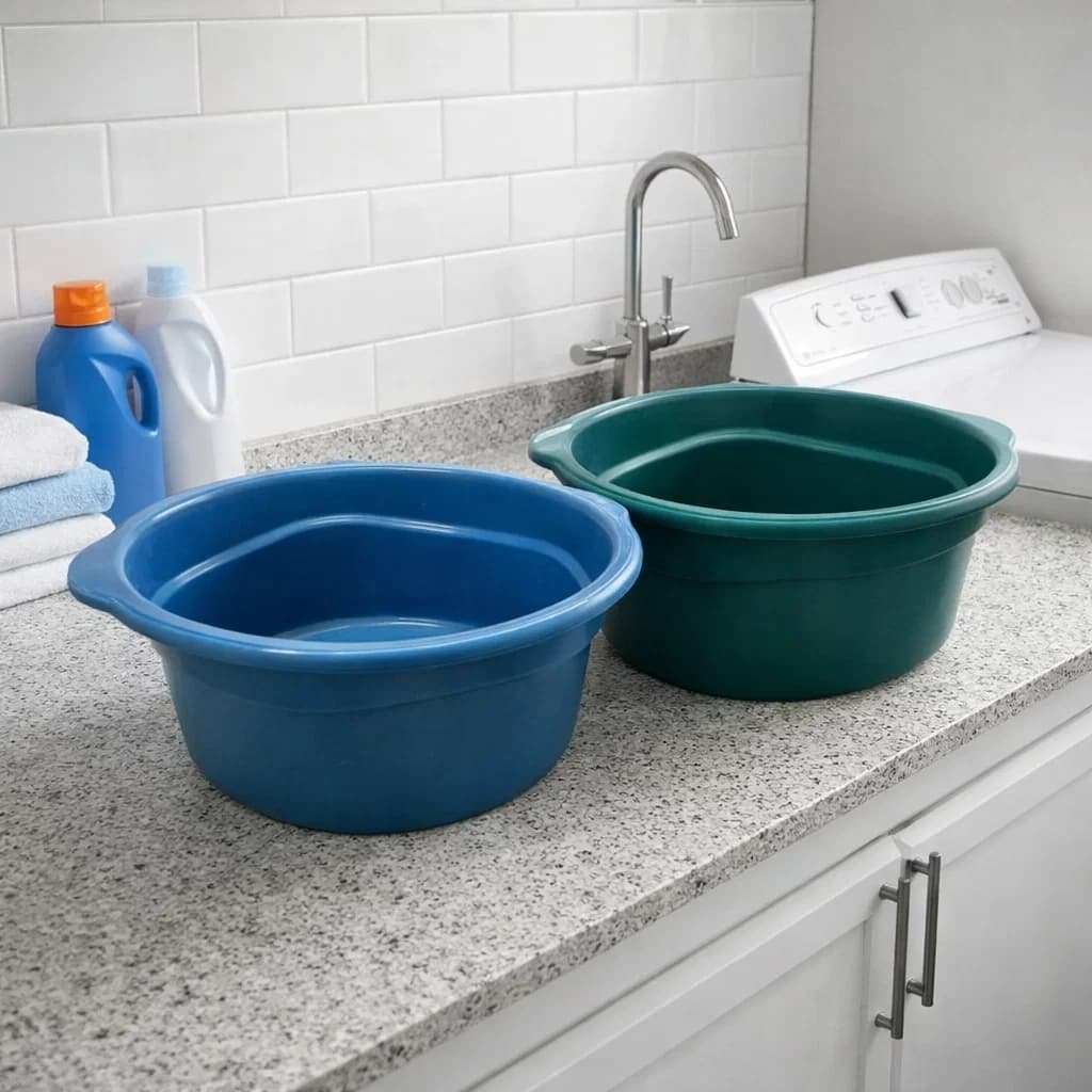 Bacia Plástica Redonda Multiuso Casa Cozinha Banheiro Lavagem Roupas Frutas Verduras Jardim
