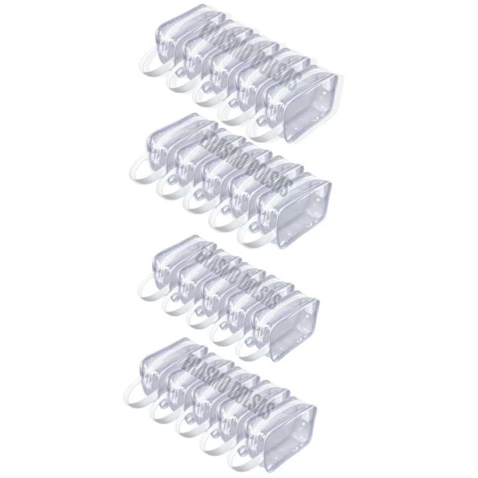 Kit Nécessaires 50 Unidades 20x15x8 Transparente cristal Pequena