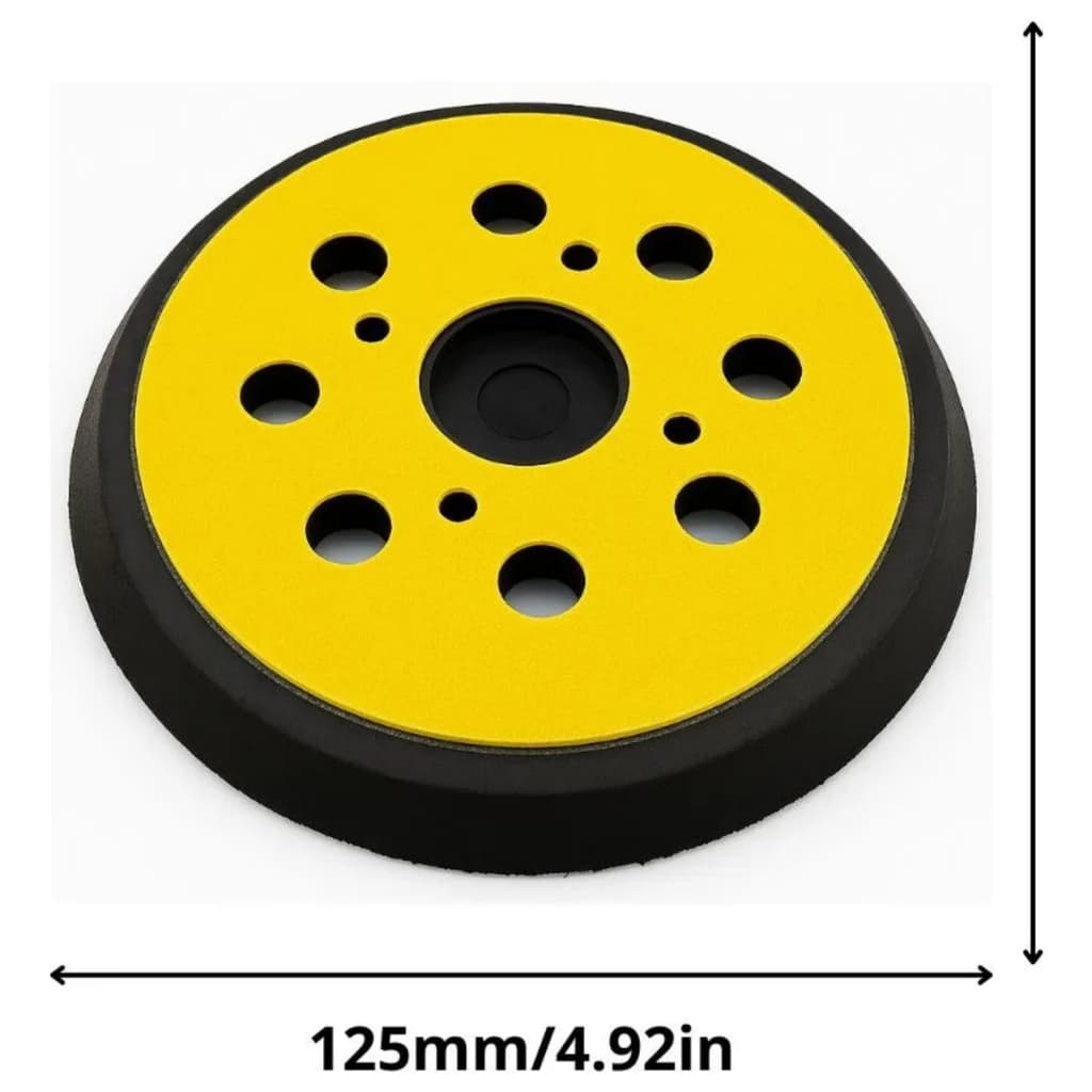 Prato Suporte 5 Pol P/ Lixadeiras Orbital 4 Parafusos 125mm