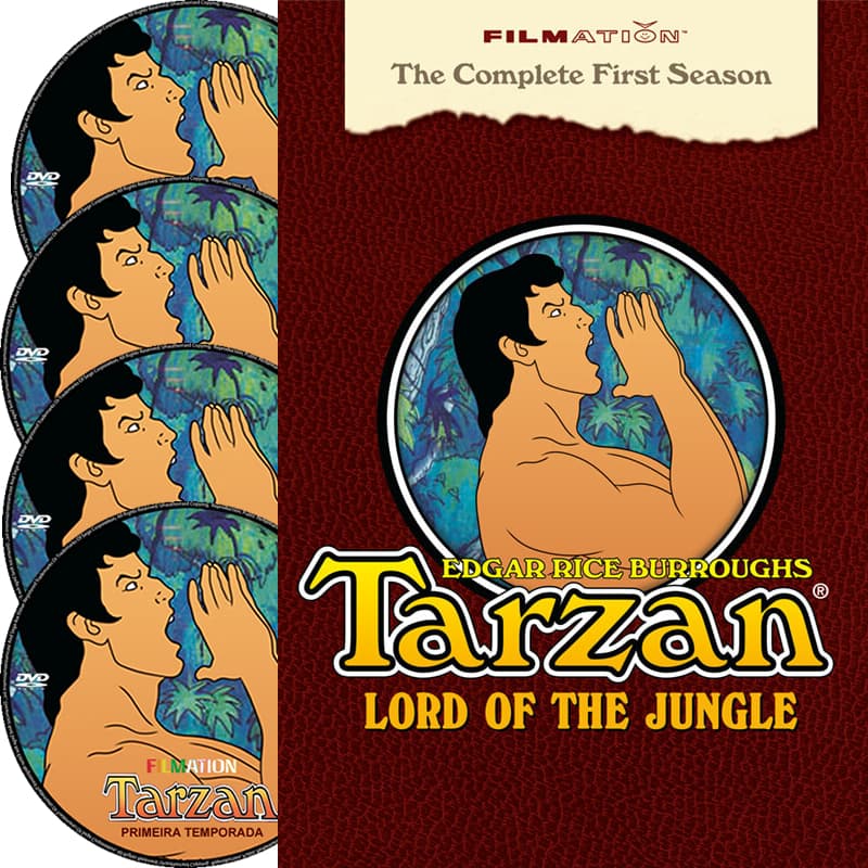 dvd - Tarzan Desenho Clássico 1976 serie Primeira temporada
