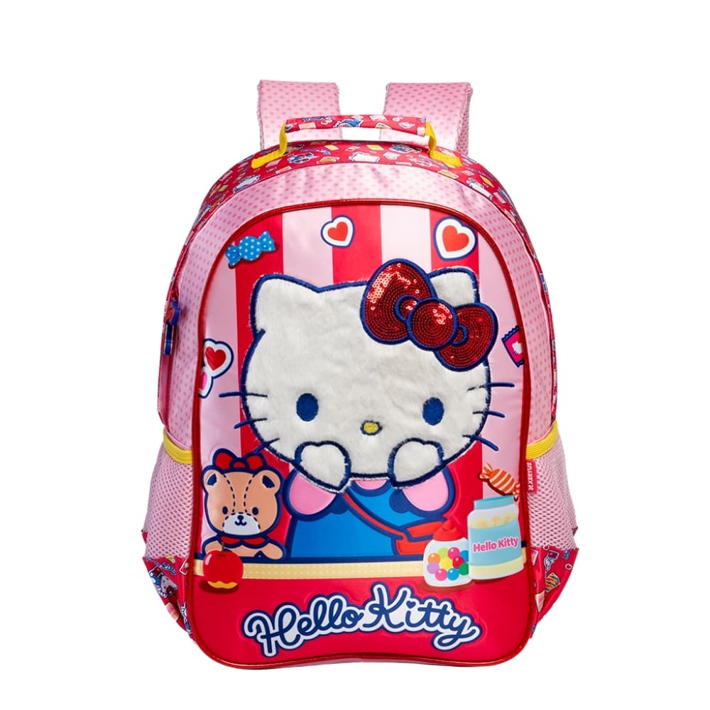 Mochila Infantil De Costas Escolar adolescente Jovem Hello Kitty Original 15382