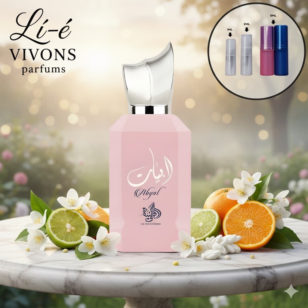 Perfume árabe feminino Abyat Al Wataniah - SUPER FLORAL COM PERA PEÔNIA FIXA MUITO DUPE MY WA Original