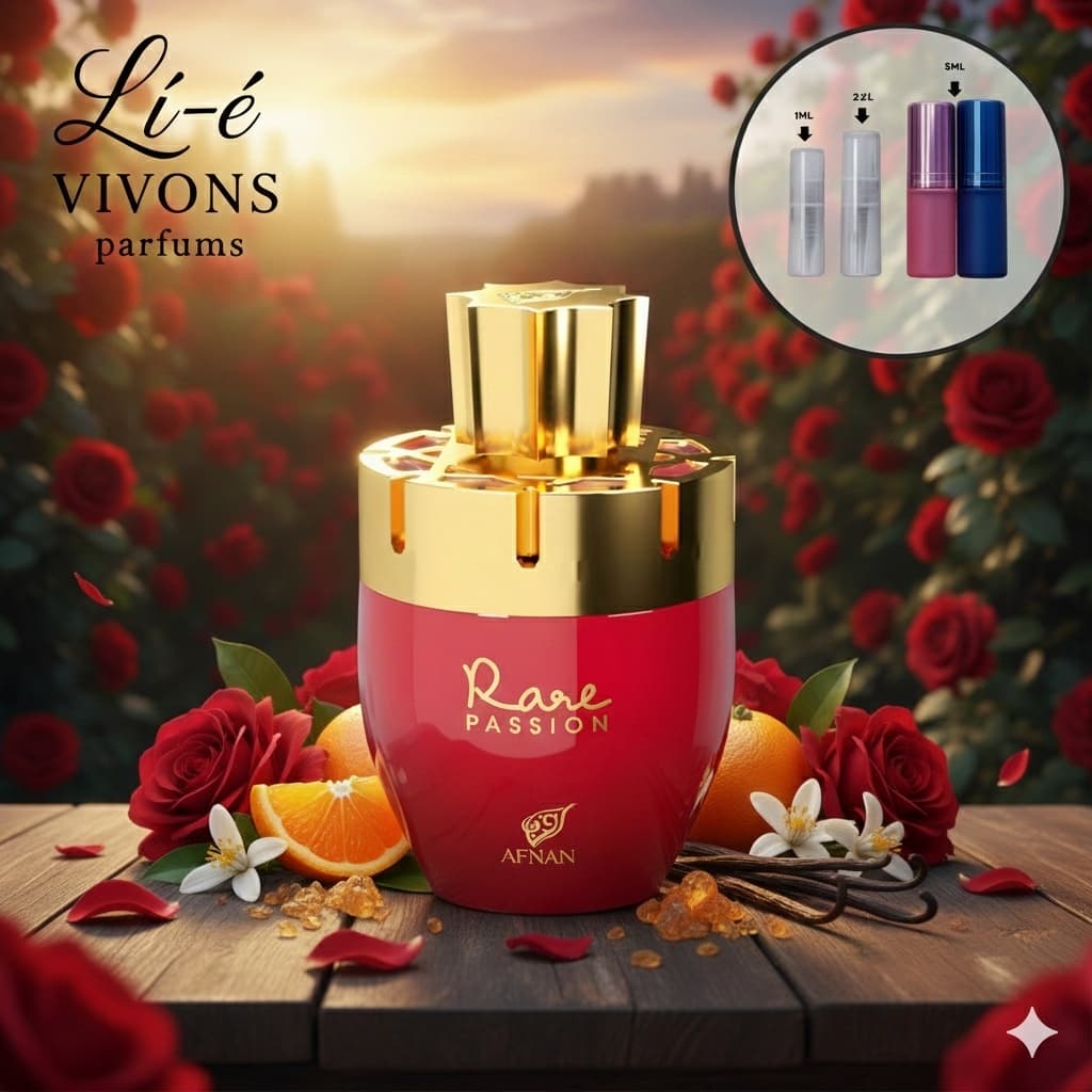Perfume feminino Rare Passion - Marca: Afnan - 100% Original