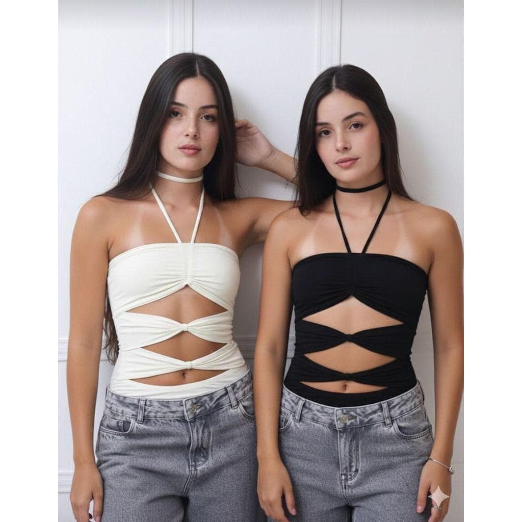Kit com 2 Bodys Recortados Femininos – Elegância, Conforto e Versatilidade para Todos os Momentos