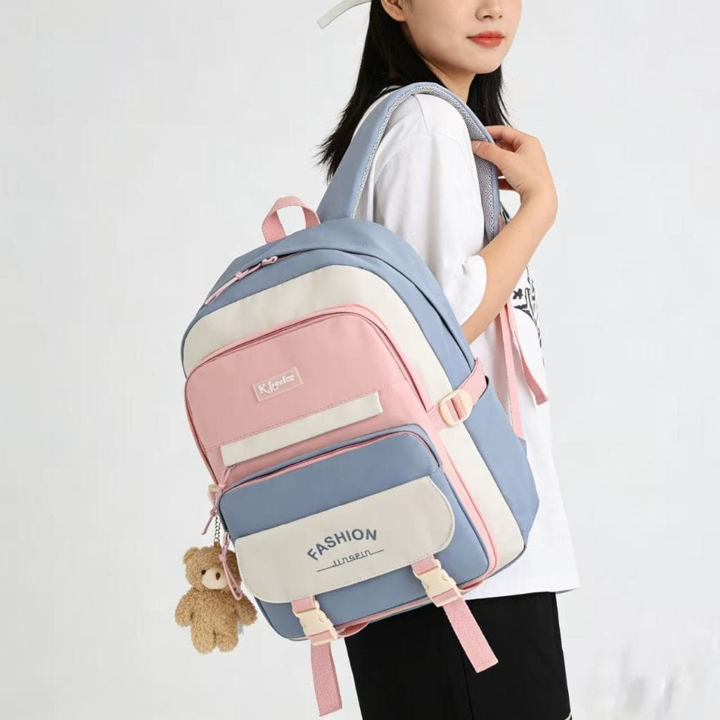 Mochila Escolar Grande Unissex Coreana/Japonesa Bolso Secreto Impermeável Mochila Feminina Grande