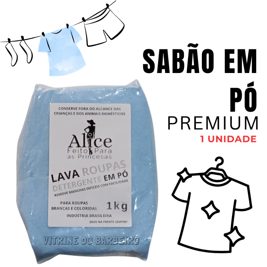 Sabão Em Pó Lavagem Perfeita Para Roupas Brancas e Coloridas 1Kg