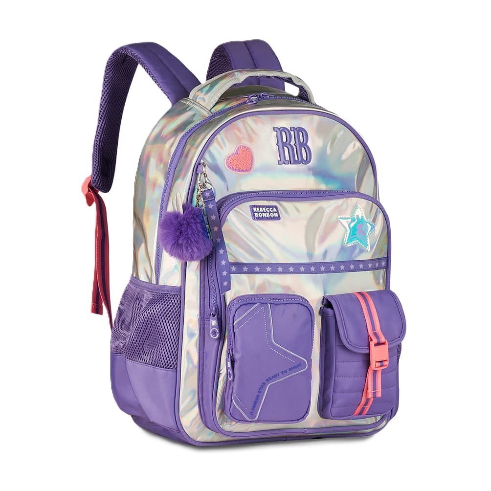 Mochila de costas escolar juvenil Feminina Rebecca Bombom RB27020
