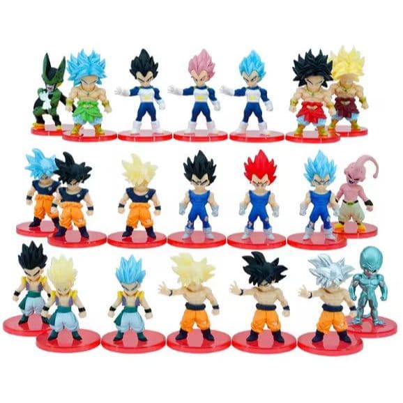 Bonecos Action Figure Dragon Ball Z  Goku Gohan Vegeta Majin Boo Freeza Cell Anime Dragonball
