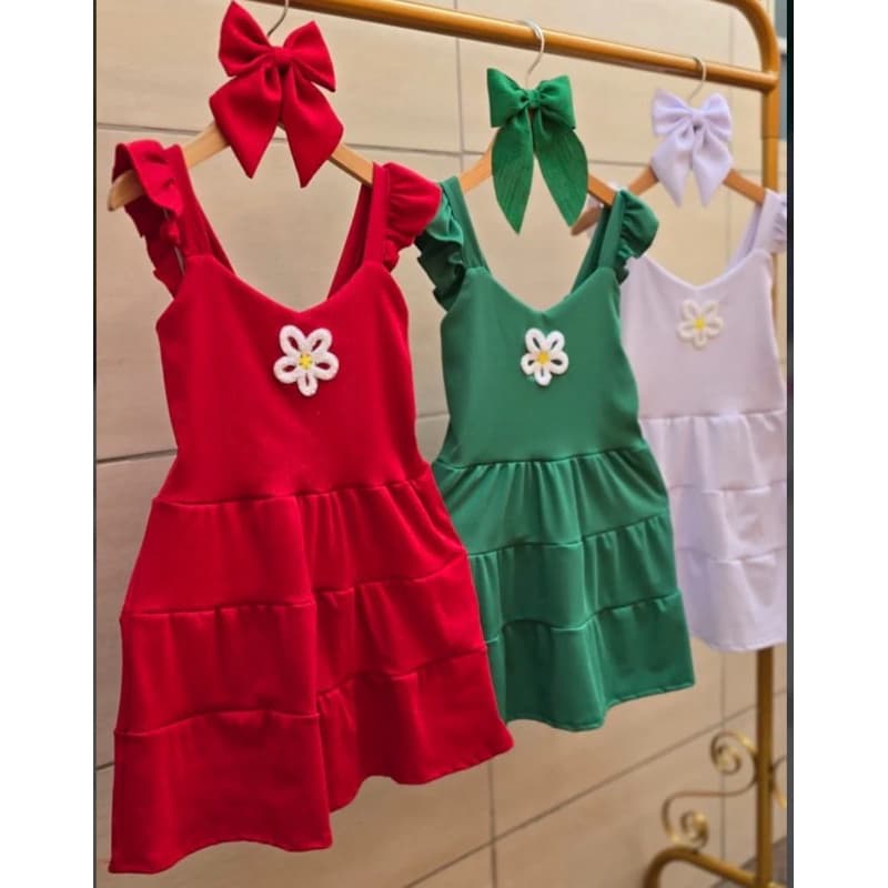 Vestido Infantil Menina Natal Fim De Ano Formatura