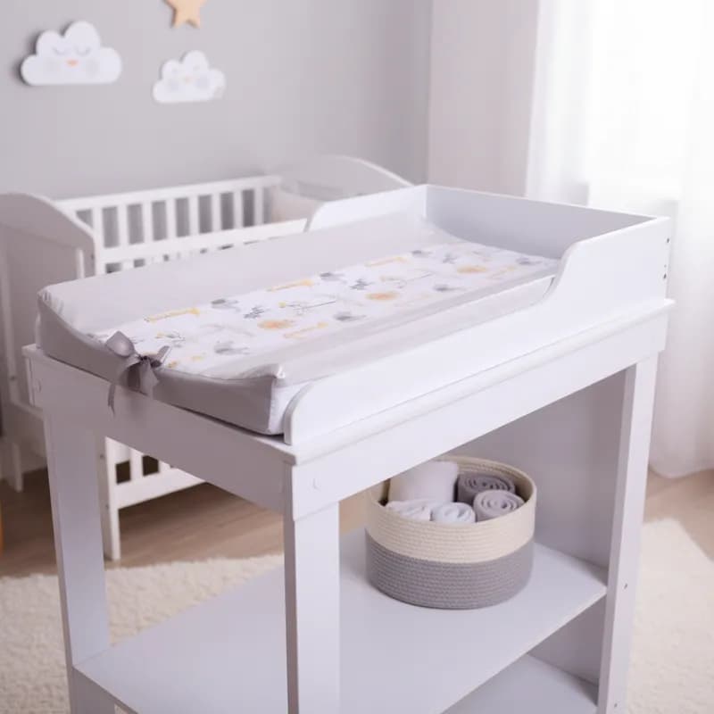 Trocador de Cômoda Anatômico com Espuma Para Bebê Trocador de Fraldas