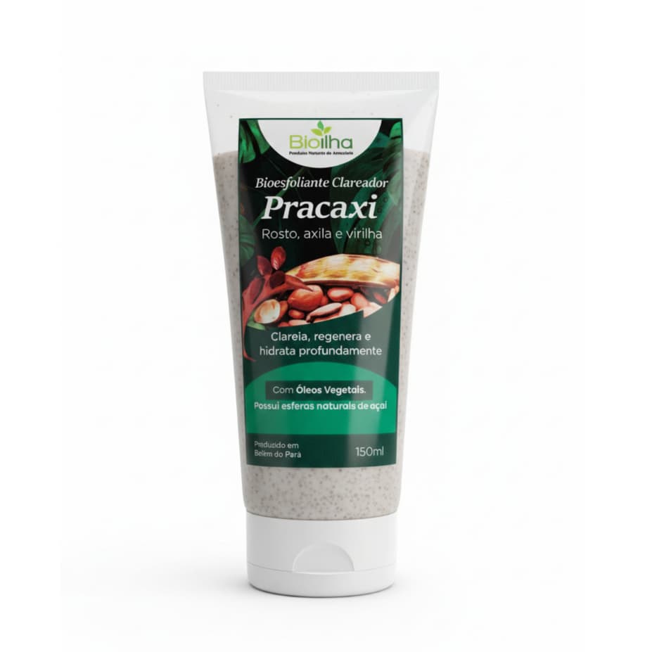 Bioesfoliante de pracaxi - rosto, axilas e virilhas