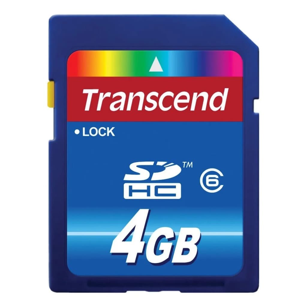Cartão Super SD 4gb SDHC Transcend Professional