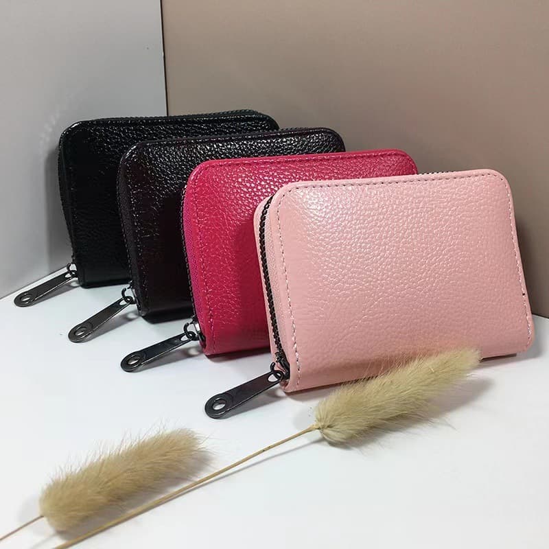 Porta Cartões Vários Bolsos Zíper Multi - Lock