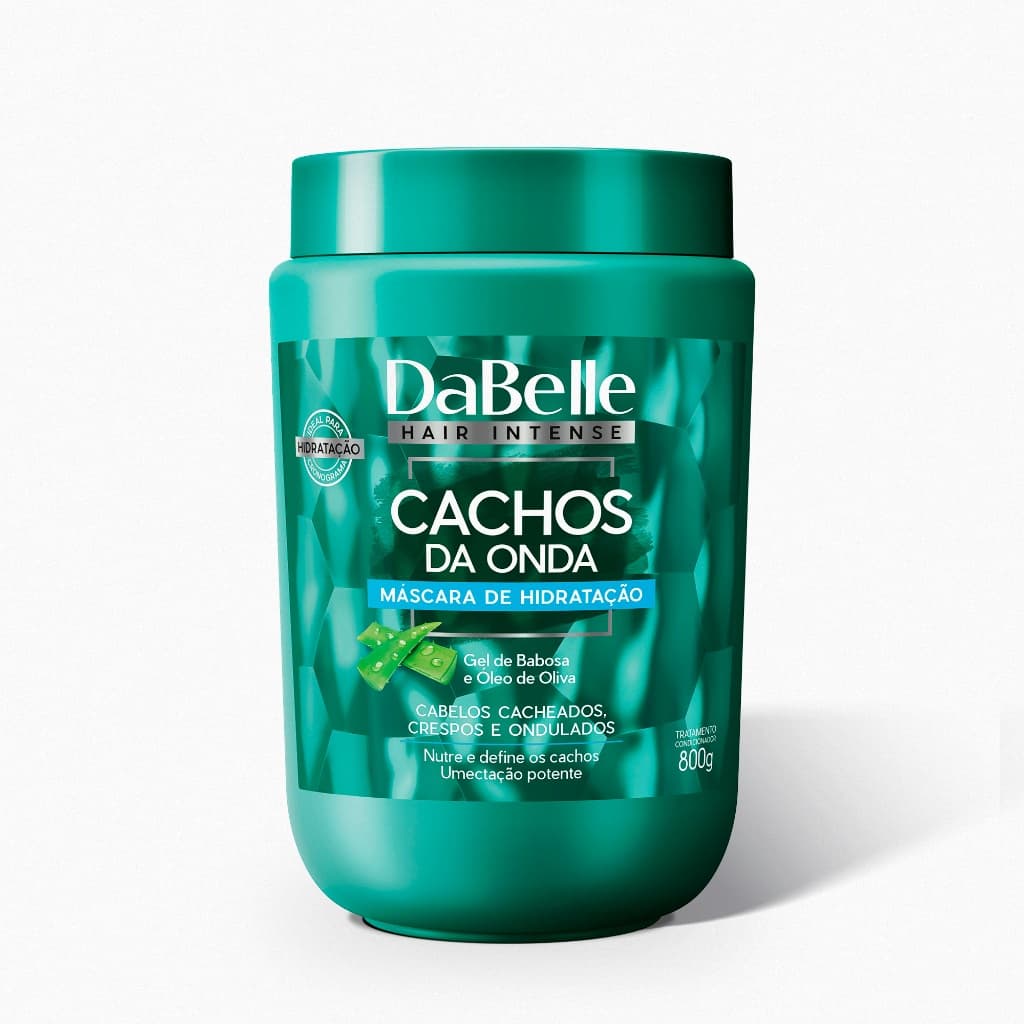 Máscara Cachos da Onda Dabelle Hair 800g