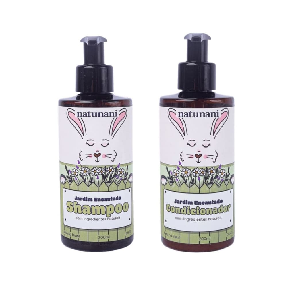 Kit Shampoo + Condicionador Natunani Jardim Encantado 200ml