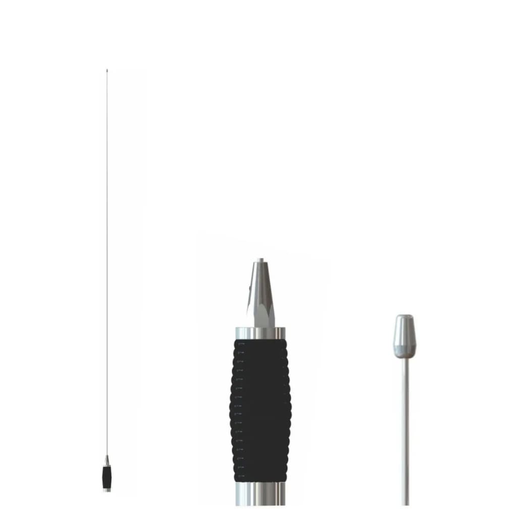 Antena PX Enfeite para Carro 1,35m com Suporte Porta Malas Antifurto Texas