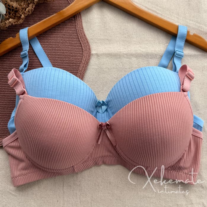Kit 5 Sutias Plus Size com Bojo Canelado Reforçado Alças Largas Conforto Sustentação Moda Feminina