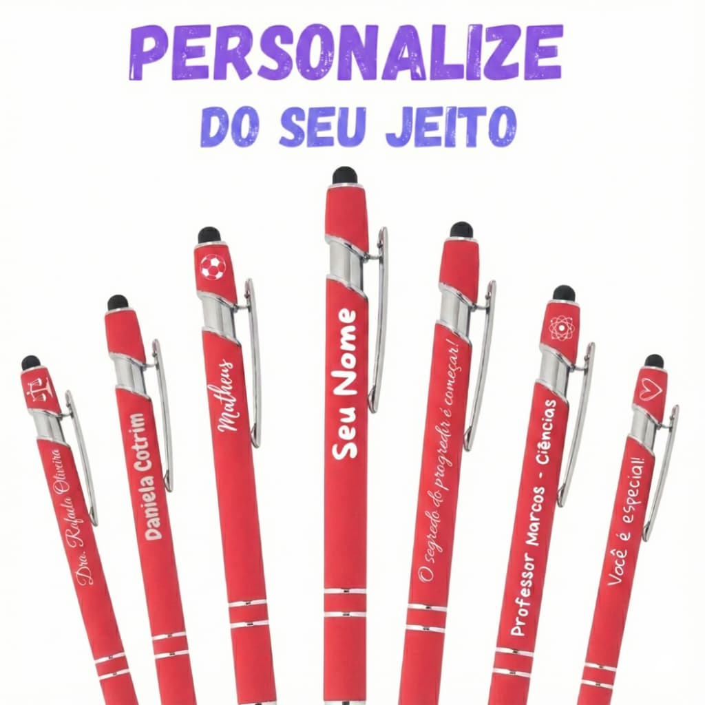 Canetas Touch Metal Personalizadas A Lazer Caneta Personalizada Canetas Luxo Assinatura Nome Logo Caneta Metal Touch
