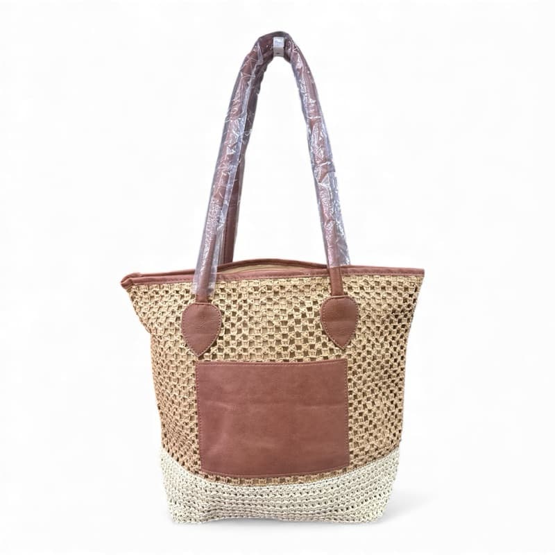 Bolsa de Praia com Alça Reforçada Beje