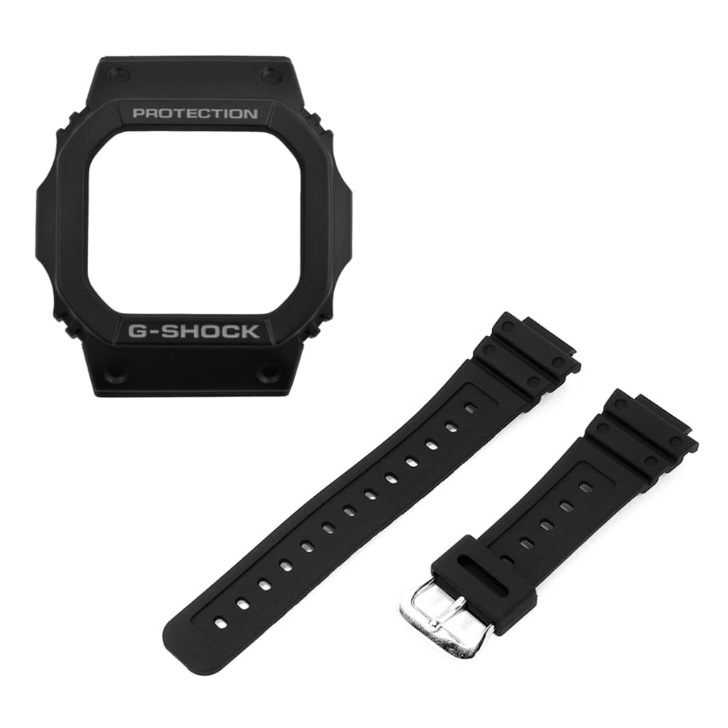 Pulseira + Bezel Casio G-shock DW-5600E Preto Completa com Fivela