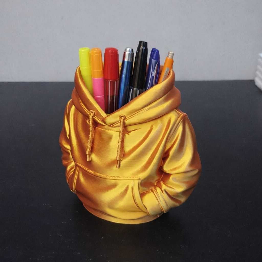 Organizador Porta Canetas Blusa Moletom Decoração Casa Mesa Escritório