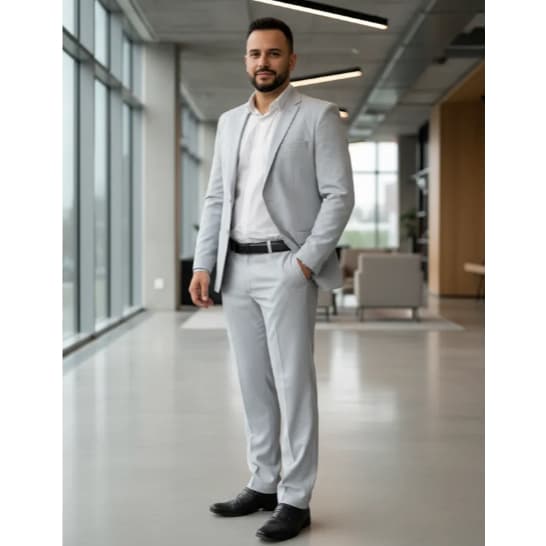 Terno Masculino Slim Poliviscose Premium Promoção