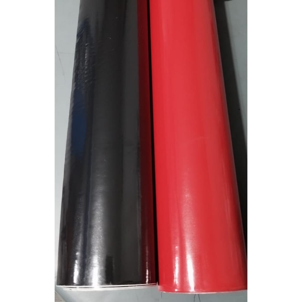 Vinil Adesivo Monomérico Vermelho E Preto Várias medidas X100cm