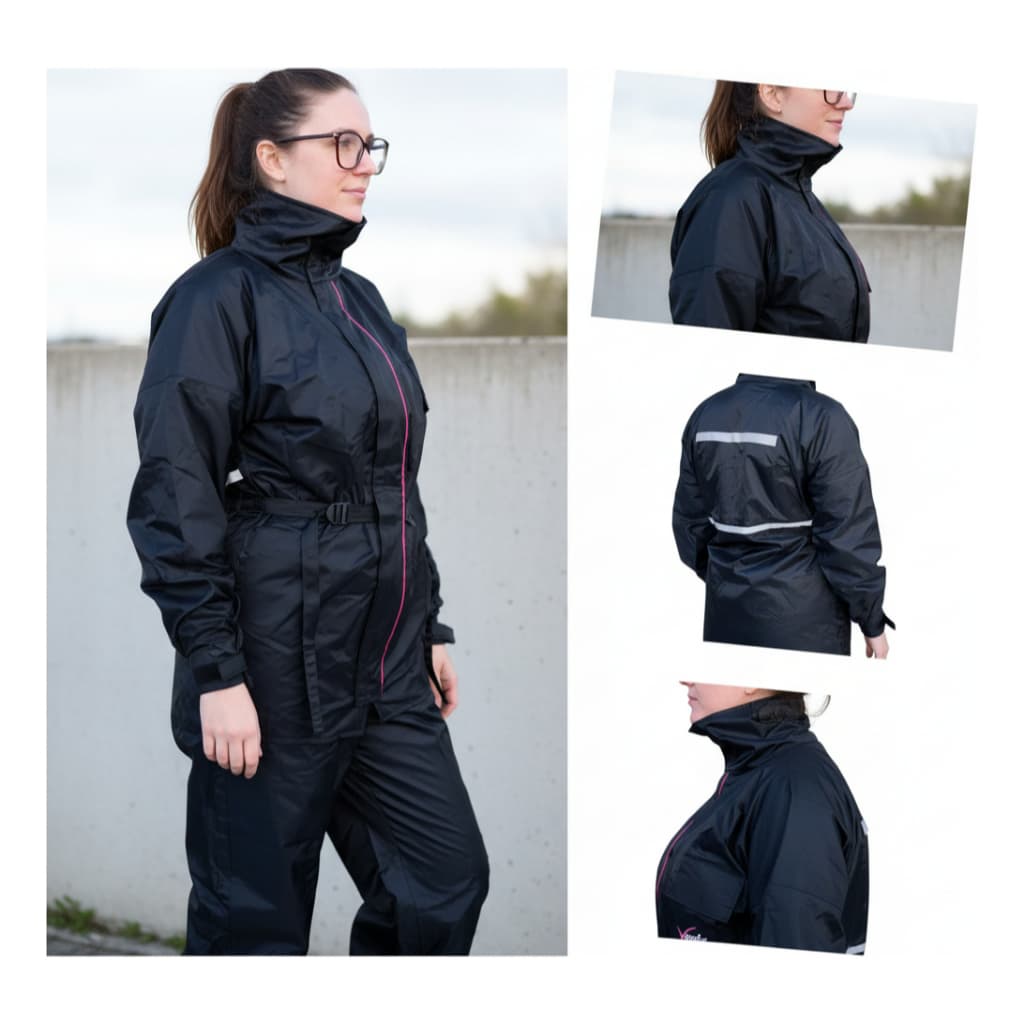 Capa de Chuva Nylon Ventus Impermeável Conjunto Feminina