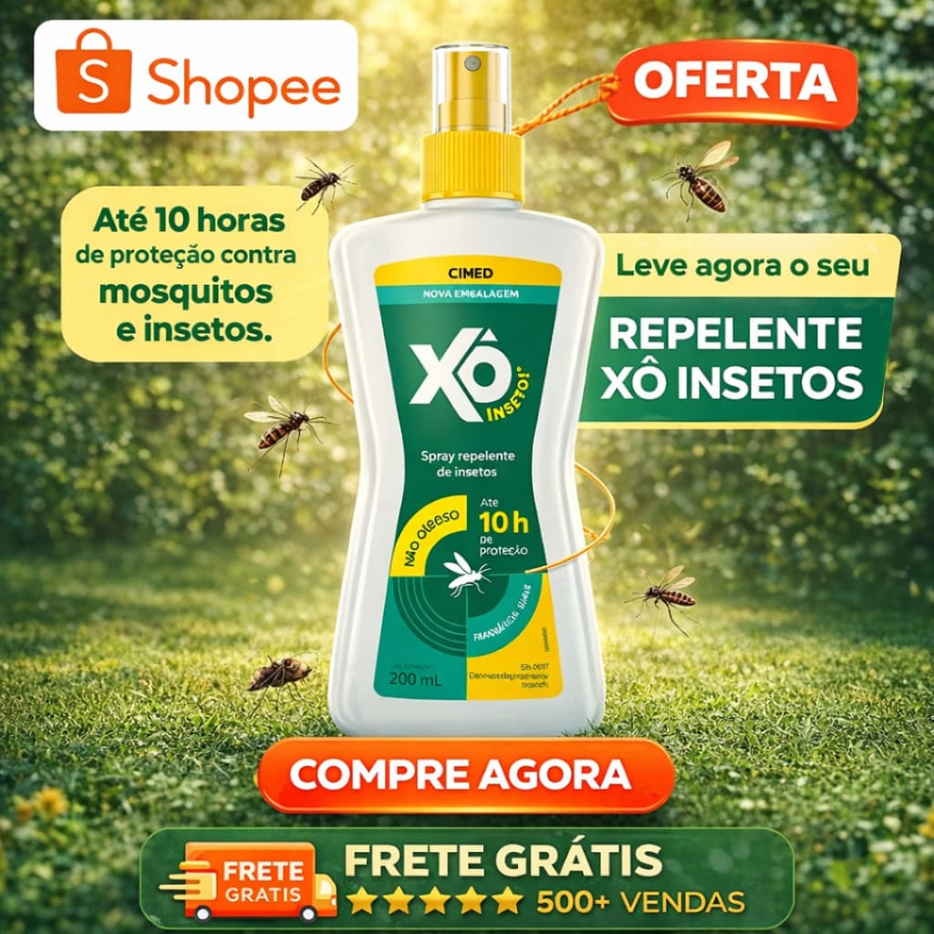Repelente Xo inseto Cimed 200ml Spray Dengue Zica DEET