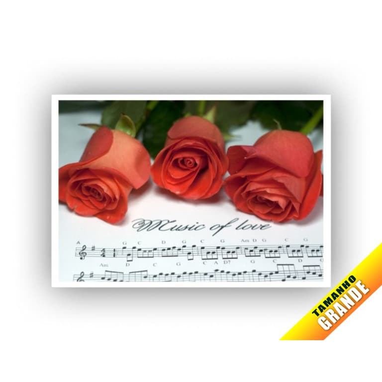 Papel Arroz Flores Rosas Vermelhas para Bolo Grande 30x40cm de 7kg