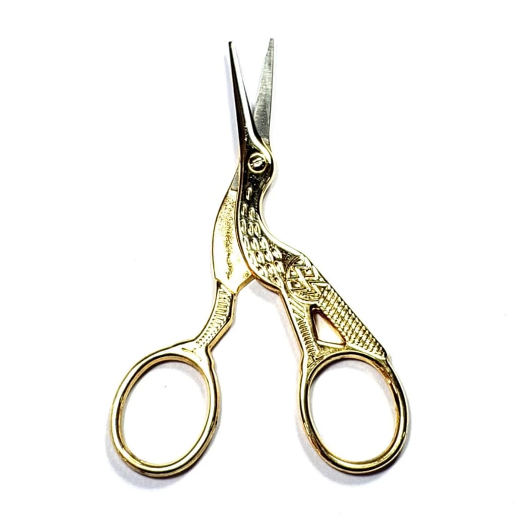 Tesoura Vintage Formato de Pássaro 09cm - Inox Forjado