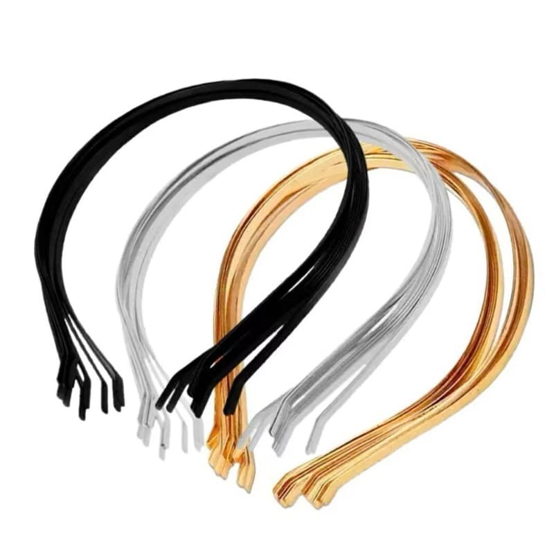 Tiara metal 4mm 10 un