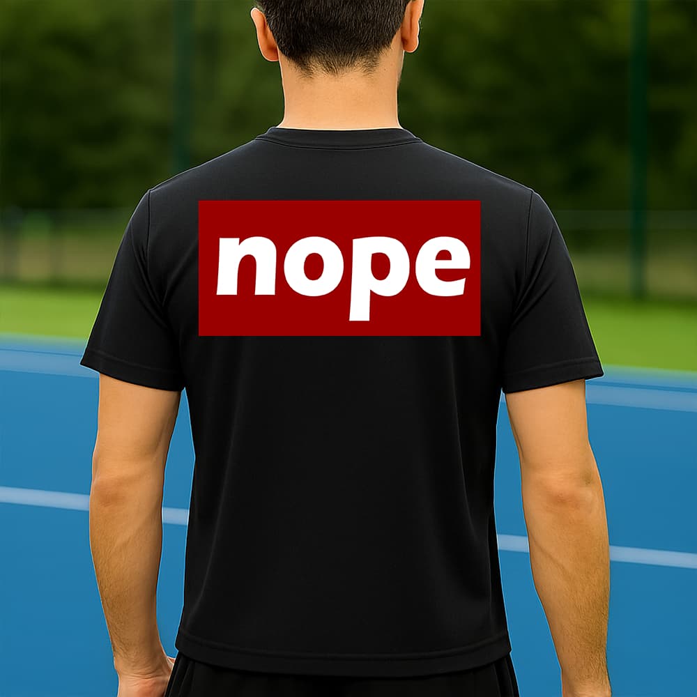 Camiseta Dry Fit Masculina Estampada Nope P ao GG Leve Respirável Academia Treino