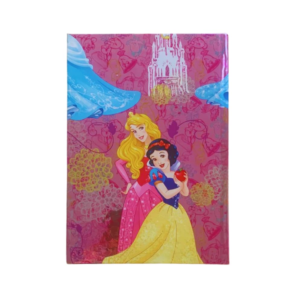 Caderno Pequeno Brochurinha Princesas (Encapado com Contact) 96 Folhas - TILIBRA