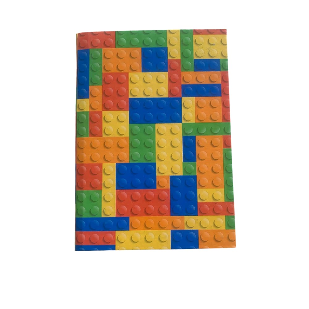 Caderno Pequeno Brochurinha Lego (Encapado com Contact) 96 Folhas - TILIBRA