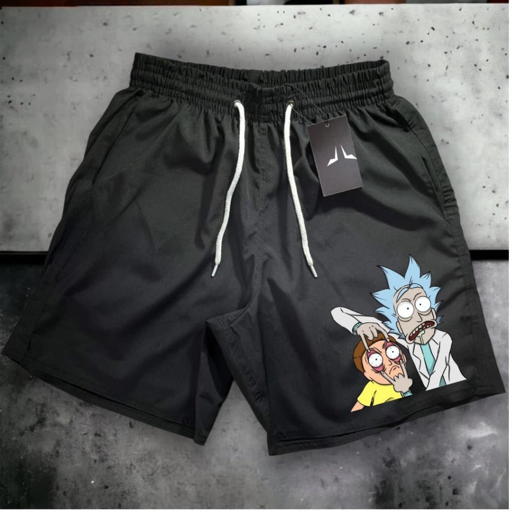 Bermuda Short Masculino Mauricinho Modelo RCK & MRT Antiodor Esportivo Para Academia Skate Basquete