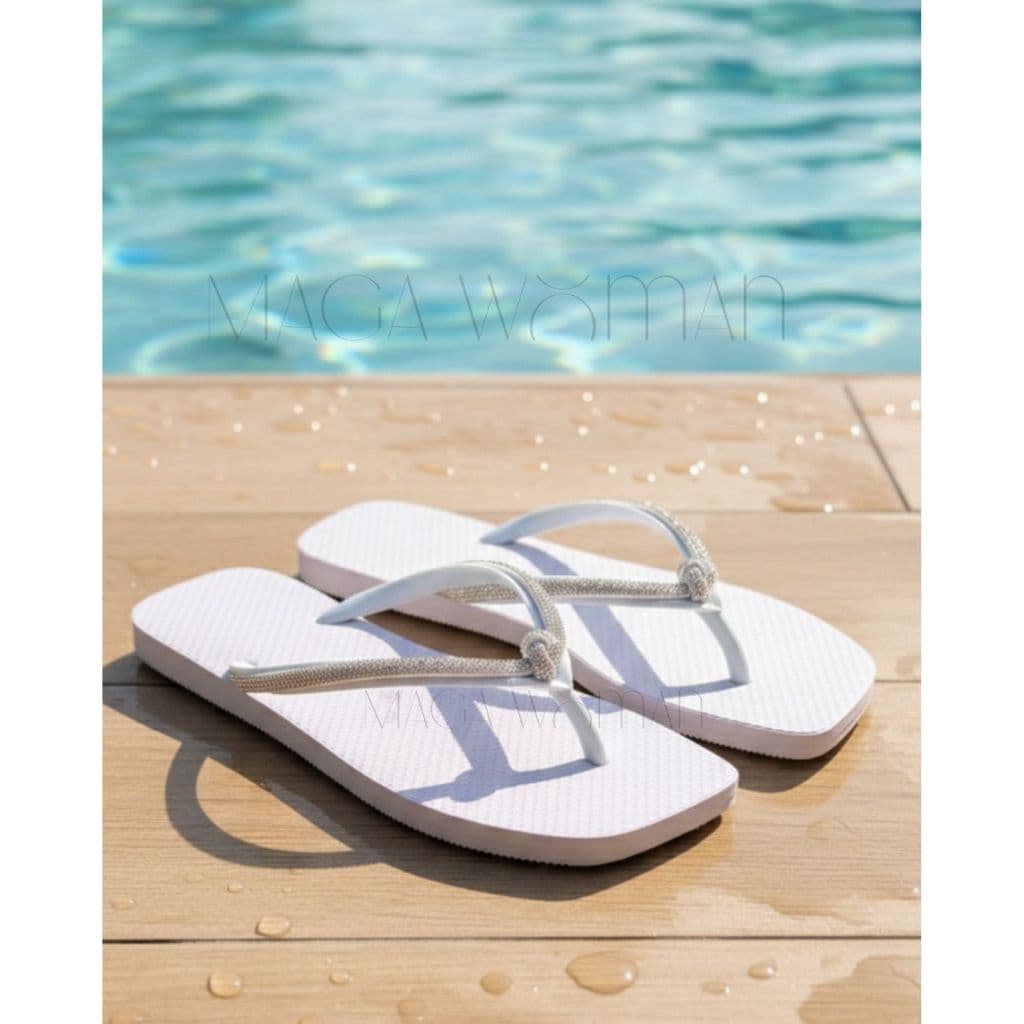 Chinelo Feminino Rasteira Quadrada Strass  Do 34 Ao 41 Verão 2026