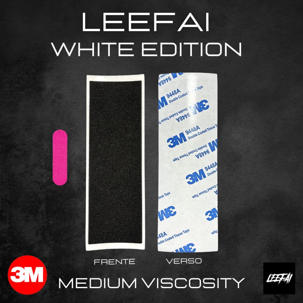 Tape Fingerboard Profissional Importada Leefai White Edition