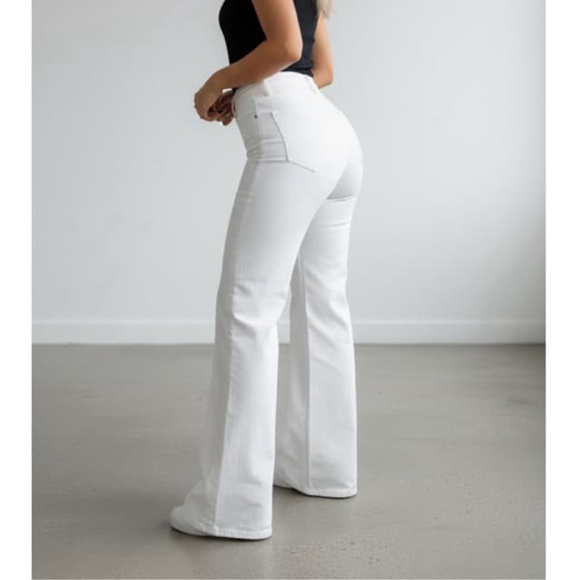 Jeans Wide Leg Empina-Bumbum - Conforto e Modelagem