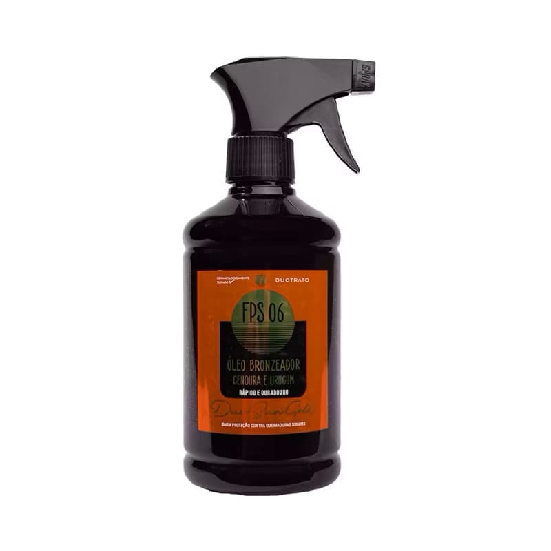 Óleo Bronzeador Duotrato Duo Sun Cenoura e Urucum 500ml