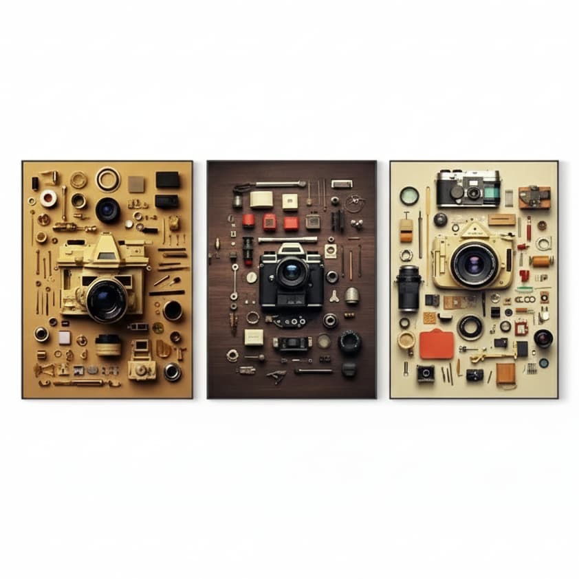 Quadro decorativo Camera Evolution 40x60